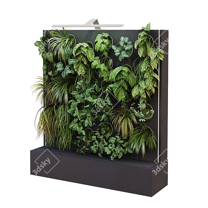 Vertical Garden Box Set - Lowpoly 3D Model 3D model image 2