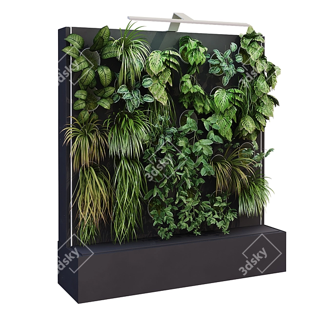 Vertical Garden Box Set - Lowpoly 3D Model 3D model image 4