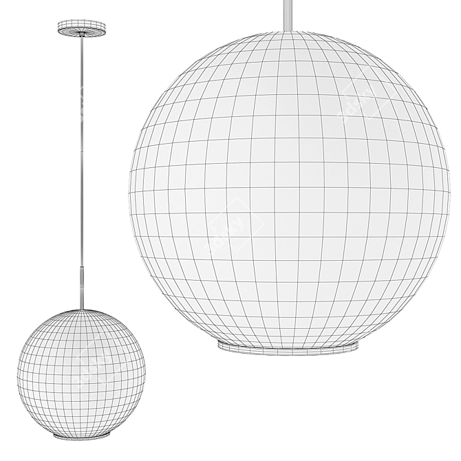 Sleek Design Lamp - POME 3D model image 2