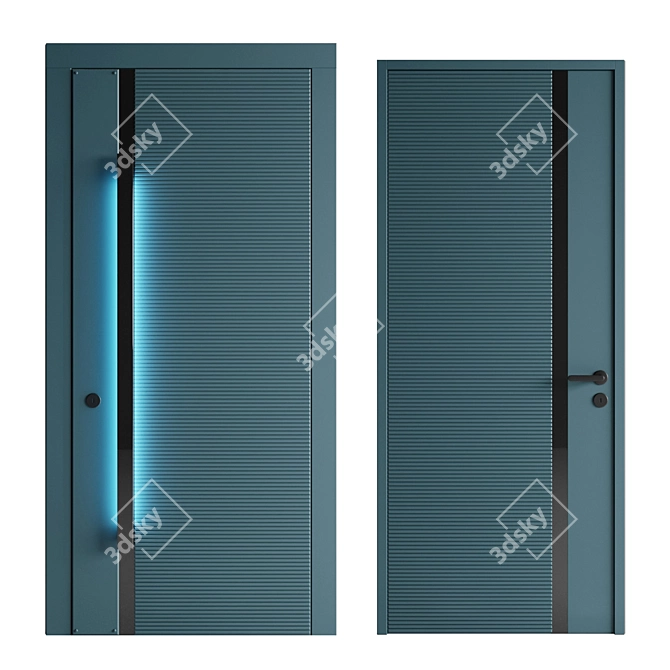 Versatile Entrance and Interior Door 3D model image 3