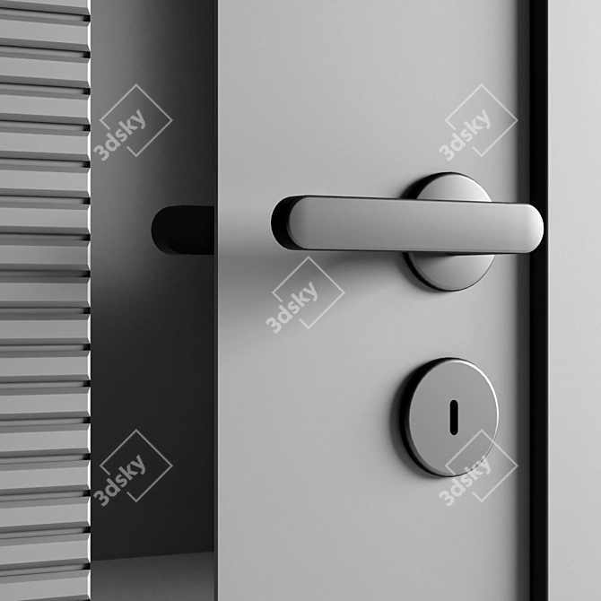 Versatile Entrance and Interior Door 3D model image 6