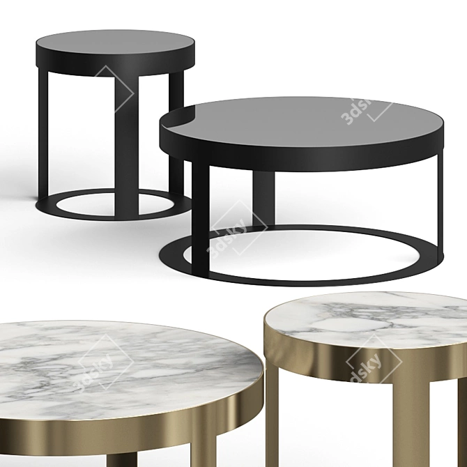Frigerio Otis Coffee Table 3D model image 1