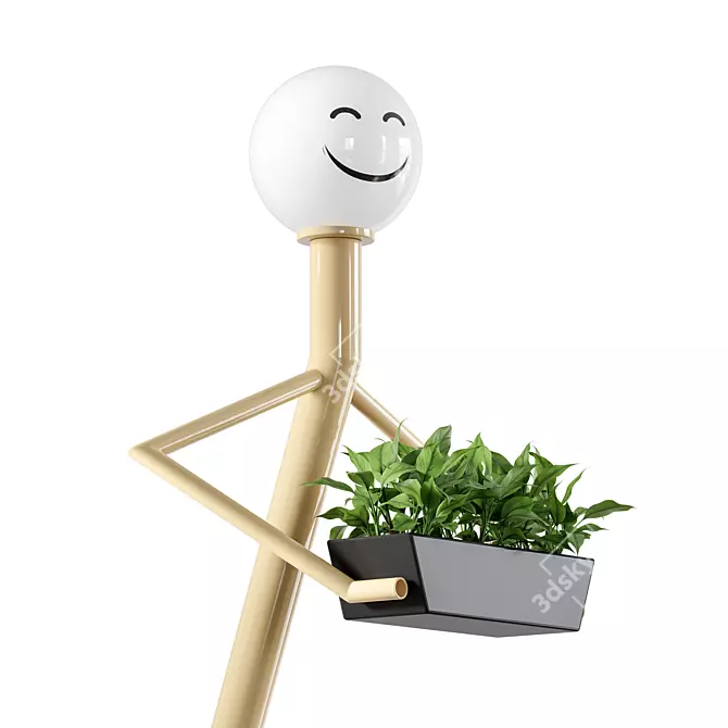 Smile Park LED Lamp 3D model image 3