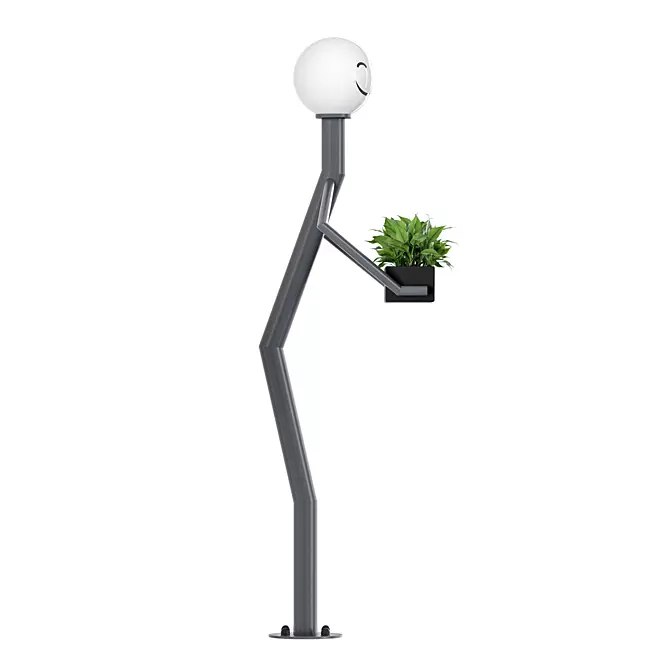 Smile Park LED Lamp 3D model image 6