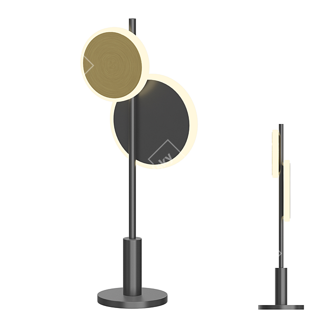 Modern LED Desk Lamp 3D model image 1