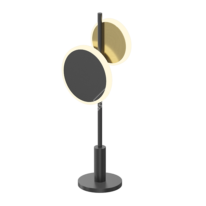 Modern LED Desk Lamp 3D model image 2