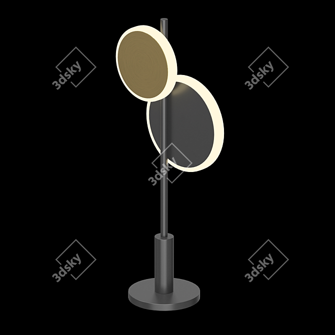 Modern LED Desk Lamp 3D model image 4