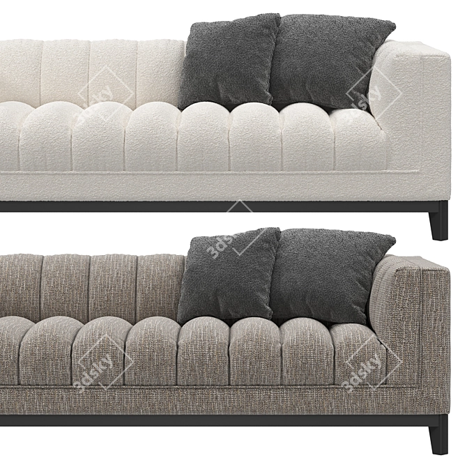 Eichholtz Sofa Ditmar: Classic Comfort in 3 Colors 3D model image 3