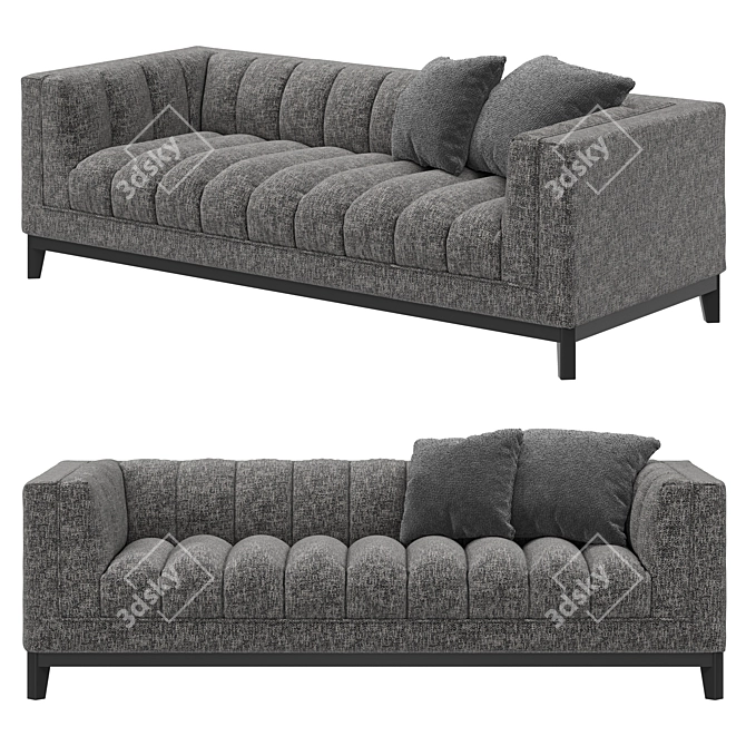 Eichholtz Sofa Ditmar: Classic Comfort in 3 Colors 3D model image 5