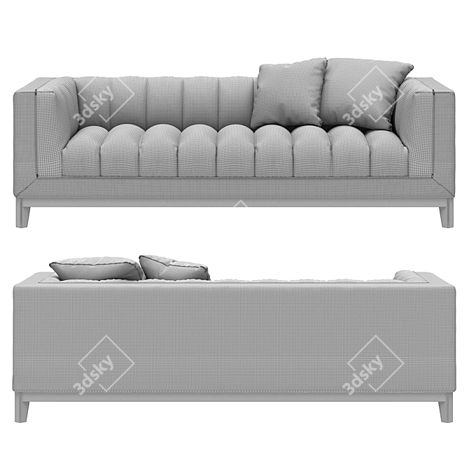 Eichholtz Sofa Ditmar: Classic Comfort in 3 Colors 3D model image 7