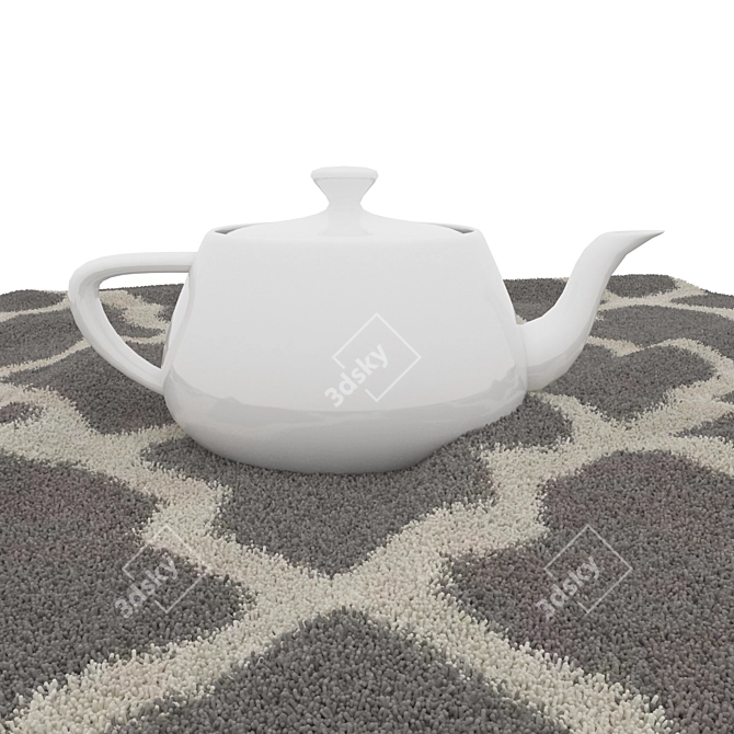 Versatile Set of 8 Rugs with Stunning Textures 3D model image 6