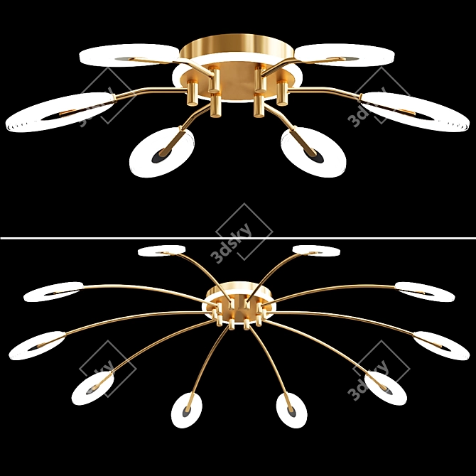 Modern CINTIA Ceiling Lamp 3D model image 2