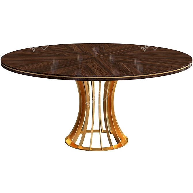 Modern Acapulco Dining Table 3D model image 1