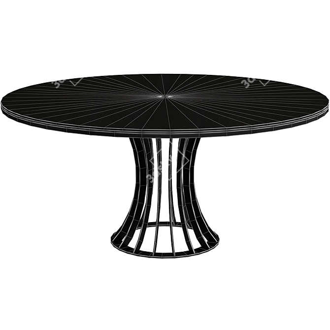 Modern Acapulco Dining Table 3D model image 2