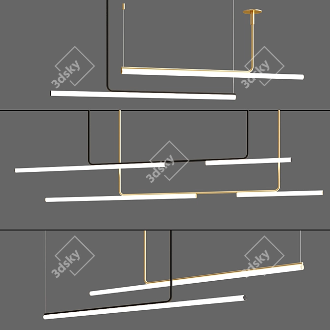 Elevate Your Space: Ambrosia Lighting 3D model image 2