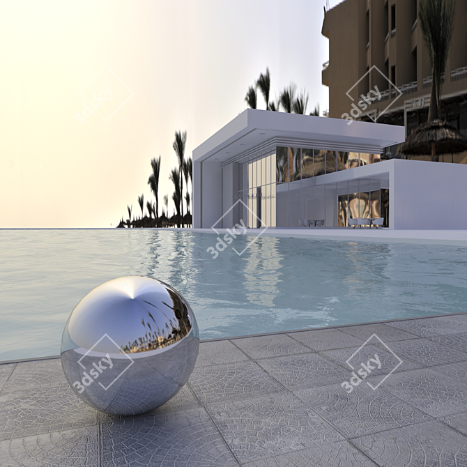 Egyptian Day HDRI 82: Stunning Lighting Effect 3D model image 2