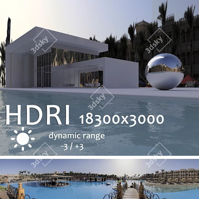 Egyptian Daytime HDRI 83 3D model image 1
