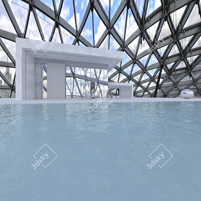 Title: Daytime HDRI Panorama in Moscow 3D model image 3