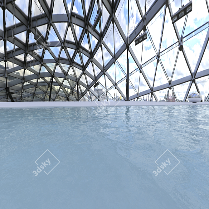 Title: Daytime HDRI Panorama in Moscow 3D model image 5