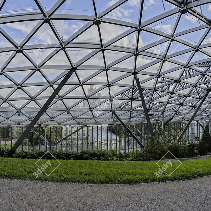 Title: Daytime HDRI Panorama in Moscow 3D model image 7