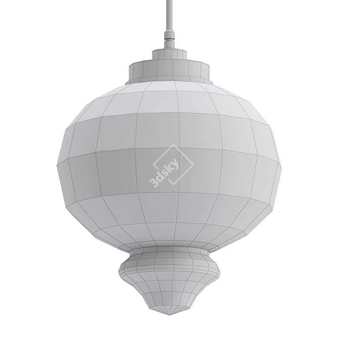 Mid-Century RAAK Pendant Lights 3D model image 2