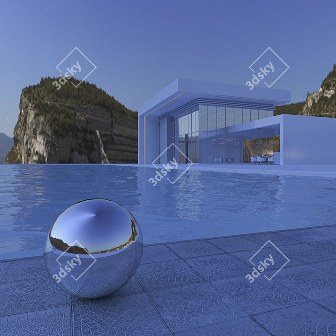 Spherical HDRI Map: Daytime in Crimea 3D model image 2