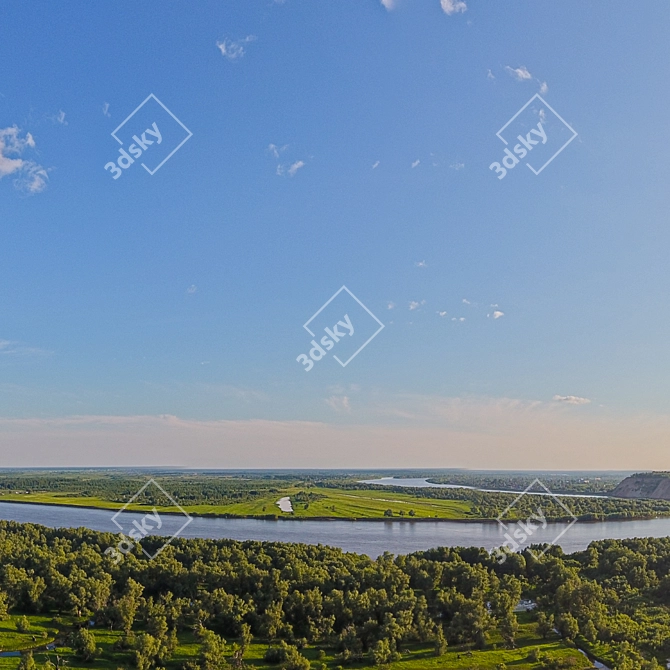 Aerial HDRI: Daylight with Pool 3D model image 6