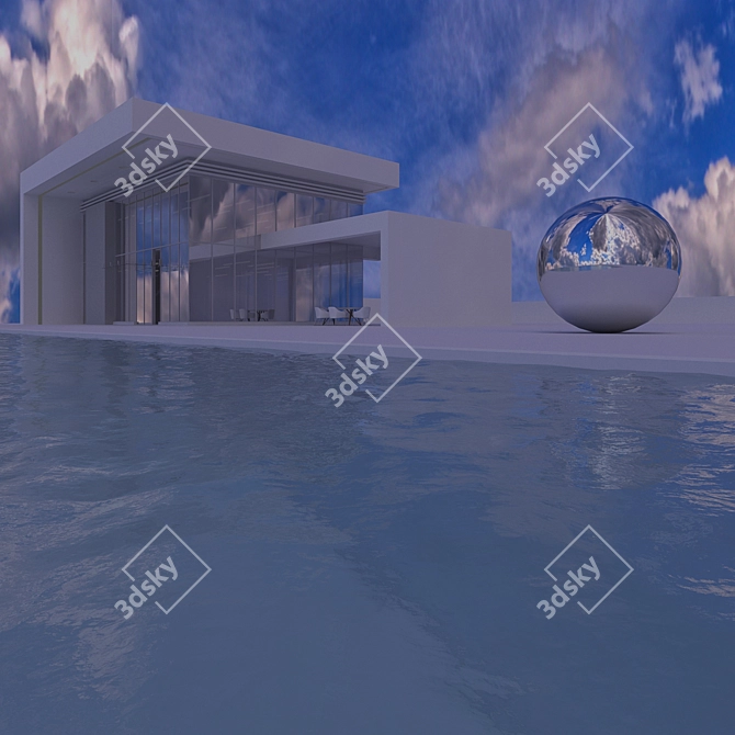 Aerial HDRI Sky Map 3D model image 5