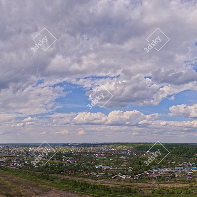 Aerial HDRI Sky Map 3D model image 7