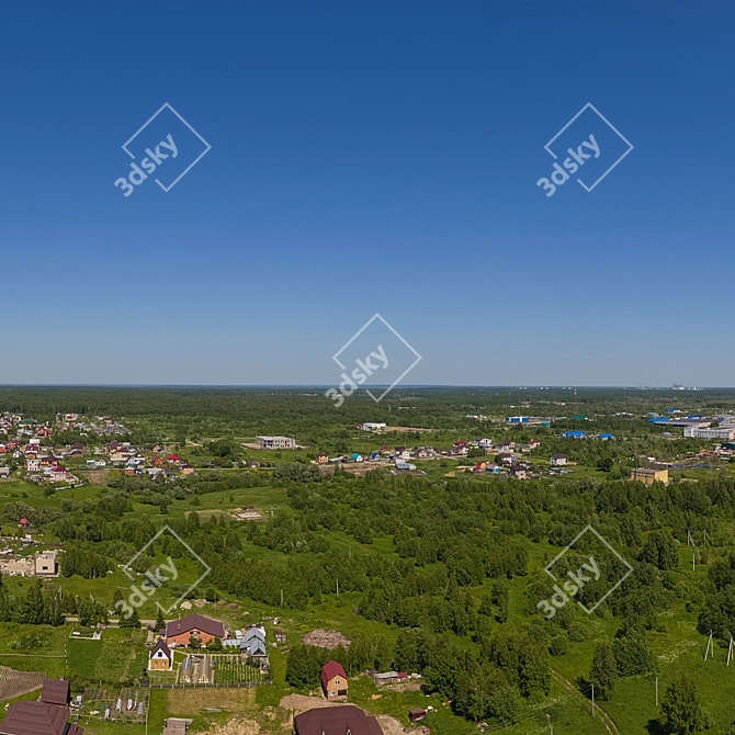 Aerial HDRI: Daytime with Pool 3D model image 6