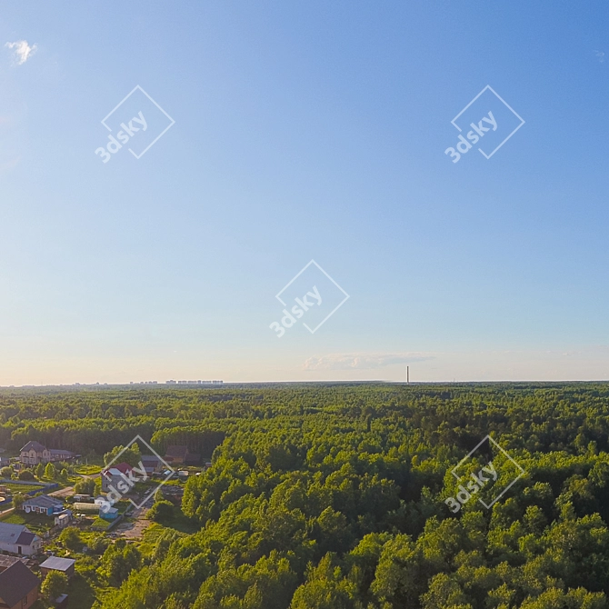 Drone-Captured HDRI Sphere 3D model image 6