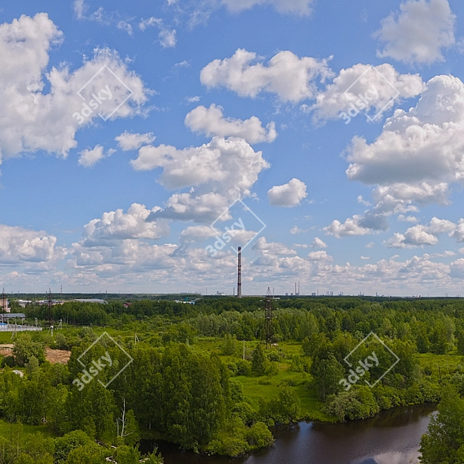 Title: High-Res Aerial HDRI 3D model image 6