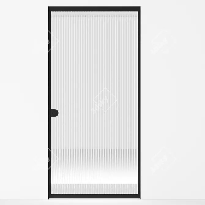 Sleek Aladin Pocket Duo: Exceptional Interior Door 3D model image 5