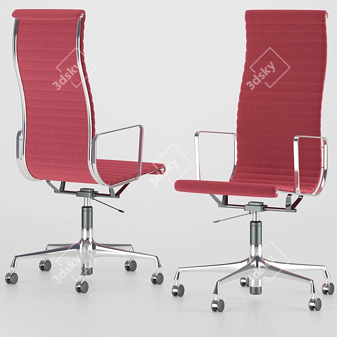 ErgoMax Office Chair 3D model image 2