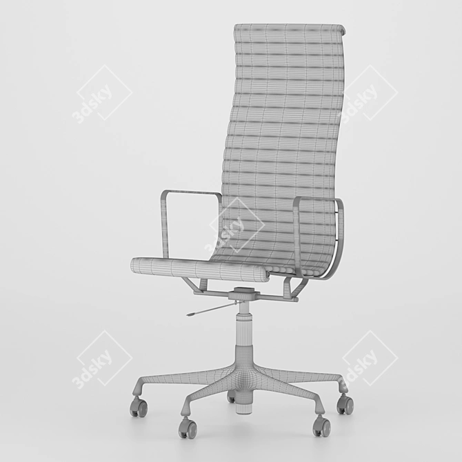 ErgoMax Office Chair 3D model image 4