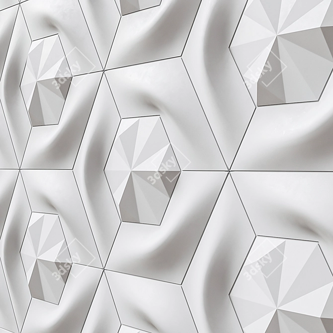 CORT 3D Decorative Wall Tiles 3D model image 1