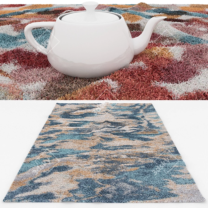 Versatile Rug Set: 6 Decorative Options 3D model image 3