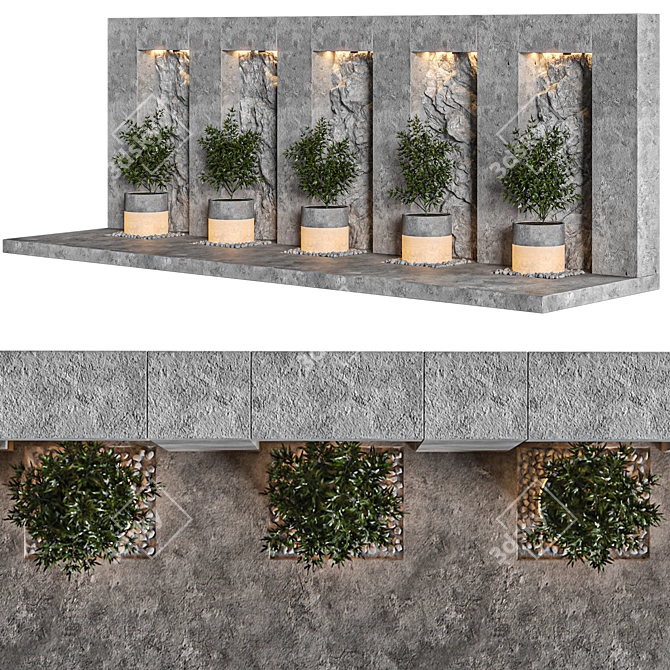 2015 Outdoor Plant: Versatile, Realistic, High-Quality 3D model image 3