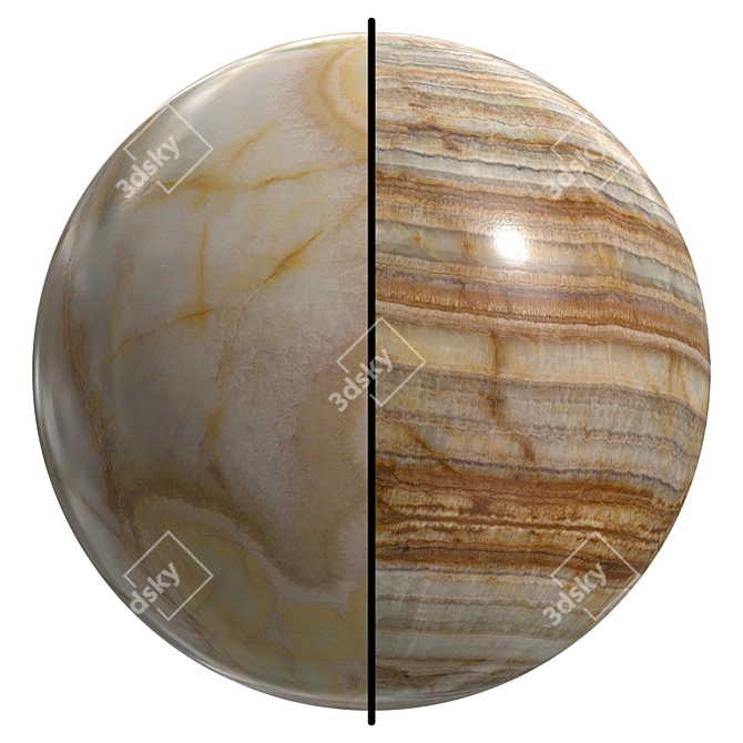 Multicolor Marble Onyx | 2 Mat | High Quality 3D model image 1
