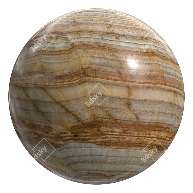 Multicolor Marble Onyx | 2 Mat | High Quality 3D model image 2