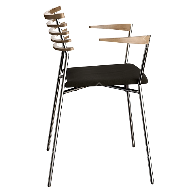 Elegant Randers Radius Chair 3D model image 2