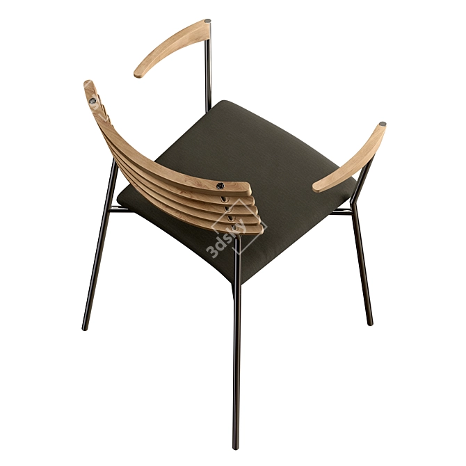 Elegant Randers Radius Chair 3D model image 3