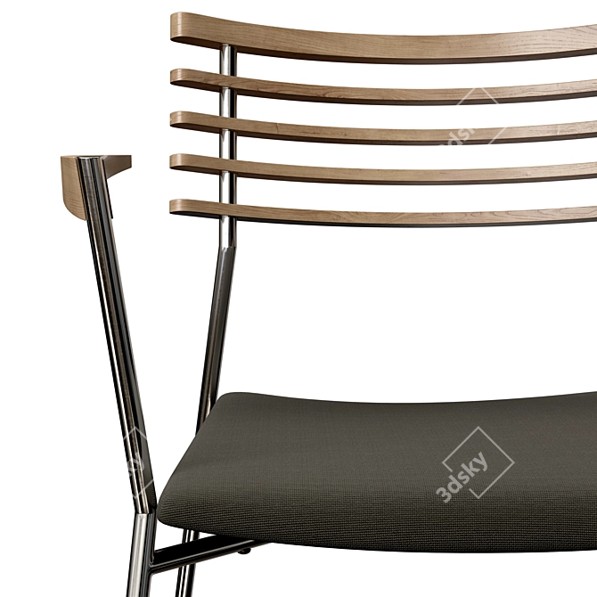 Elegant Randers Radius Chair 3D model image 5