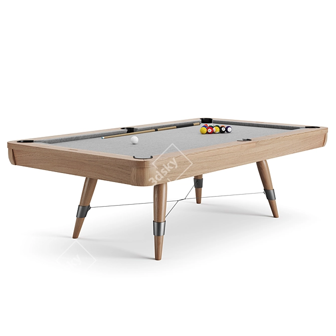 Roosevelt Billiards Table: Classic Elegance 3D model image 1