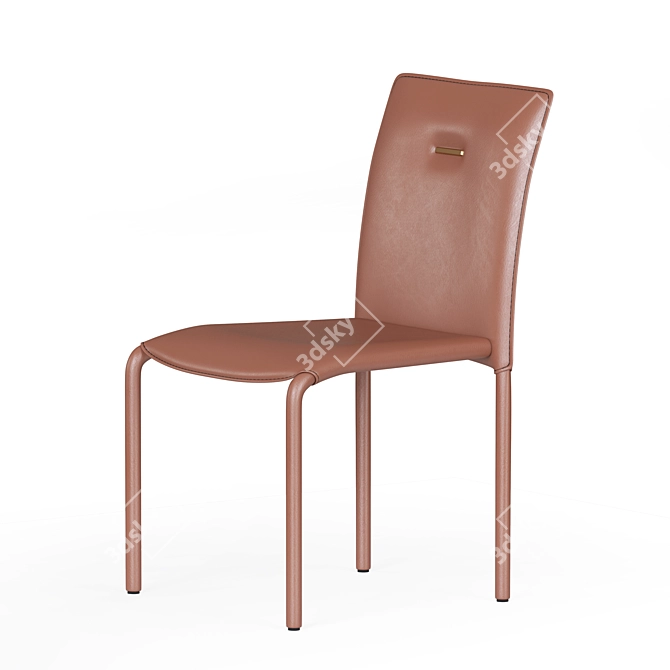 Elegant Poltrona Chair 3D model image 1