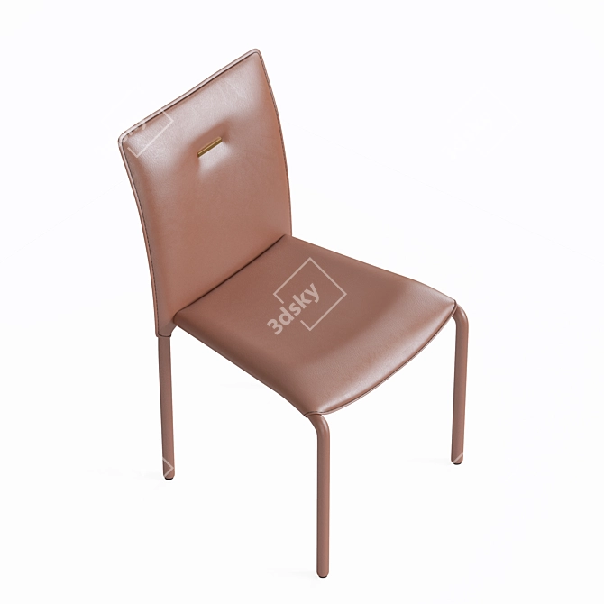 Elegant Poltrona Chair 3D model image 2