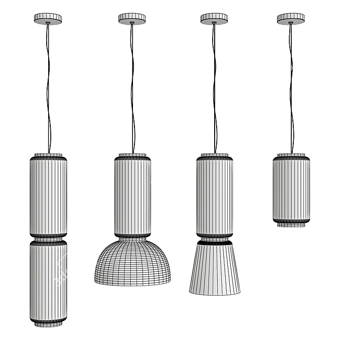 Noctambule Flos Pendant: Illuminating Elegance 3D model image 2