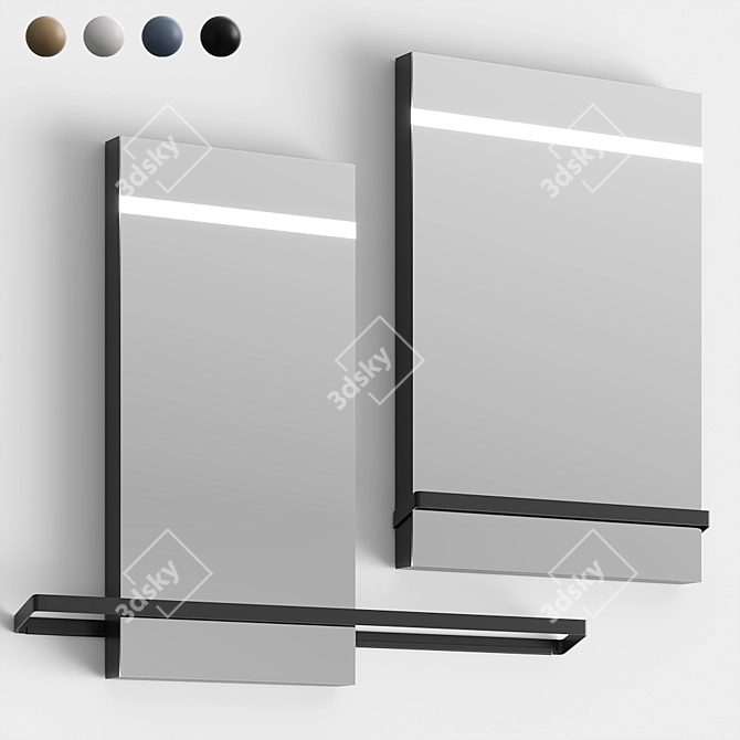 BERTOCCI Fly LED Bathroom Mirrors 3D model image 8