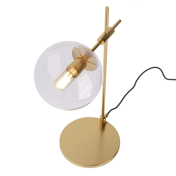 Title: Kilinski Art Table Lamp 3D model image 3