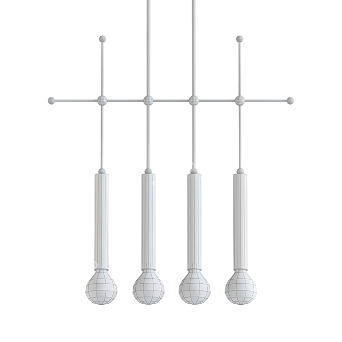 Unique Dragocennosti Chandelier 3D model image 2